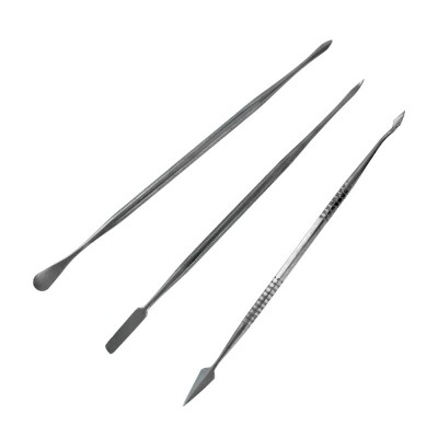 STAINLESS STEEL CARVERS DOUBLE ENDED - 3 PCS - MODEL CRAFT